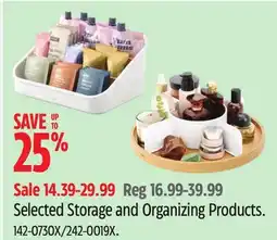 Canadian Tire Selected Storage and Organizing Products offer