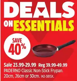 Canadian Tire PADERNO Classic Non-Stick Frypan offer
