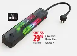 Canadian Tire Clear USB Power Bar offer