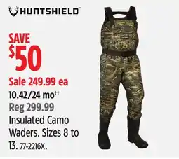 Canadian Tire Insulated Camo Waders offer