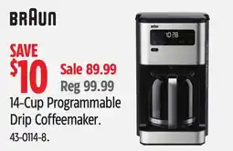 Canadian Tire 14-Cup Programmable Drip Coffeemaker offer