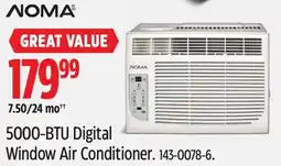 Canadian Tire 5000-BTU Digital Window Air Conditioner offer