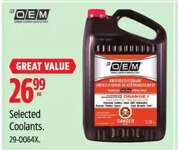 Canadian Tire Selected Oem Coolants offer