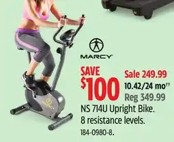 Canadian Tire NS 714U Upright Bike offer