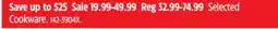 Canadian Tire Heritage the Rock Selected Cookware offer