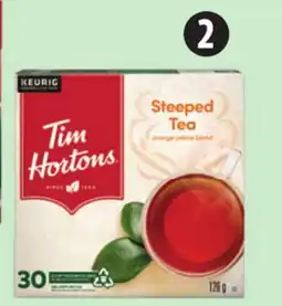 Canadian Tire Tim Hortons K-Cup Tea Pods offer