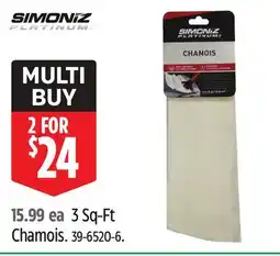 Canadian Tire SIMONIZ 3Sq-Ft Chamois offer