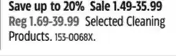 Canadian Tire Selected Cleaning Products offer