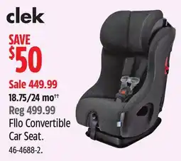 Canadian Tire Clek Fllo Convertible Car Seat offer