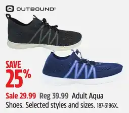Canadian Tire OUTBOUND Adult Aqua Shoes offer