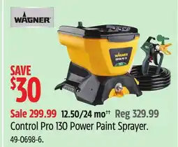 Canadian Tire Control Pro 130 Power Paint Sprayer offer