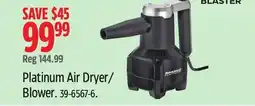 Canadian Tire BENCHMARK Platinum Air Dryer/ Blower offer