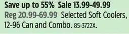 Canadian Tire Selected Soft Coolers, 12-96 Can and Combo offer