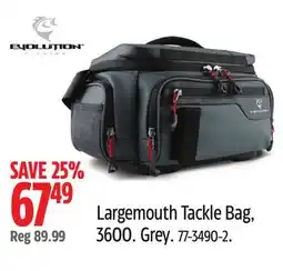 Canadian Tire Largemouth Tackle Bag, 3600. Grey offer