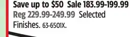 Canadian Tire Selected Finishes offer