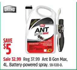 Canadian Tire Ortho Ant B Gon Max, 4L offer