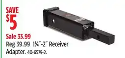 Canadian Tire 1¼-2 Receiver Adapter offer