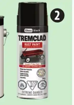 Canadian Tire TREMCLAD Rust Paint offer