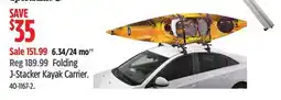 Canadian Tire Folding J-Stacker Kayak Carrier offer
