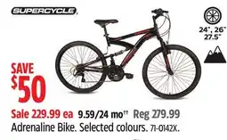 Canadian Tire Supercycle Adrenaline Bike offer