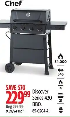 Canadian Tire Discover Series 420 BBQ offer