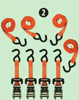 Canadian Tire MotoMaster 3000-lb Ratchet Tie-Downs offer