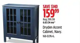 Canadian Tire Dryden Accent Cabinet, Navy offer