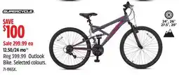 Canadian Tire Outlook Bike offer