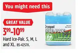 Canadian Tire Hard Ice-Pak offer