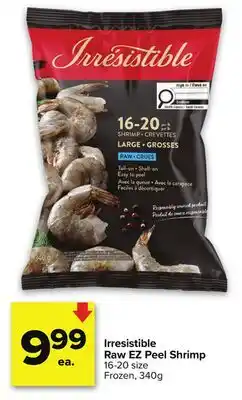 Metro IRRESISTIBLE RAW EZ PEEL SHRIMP offer