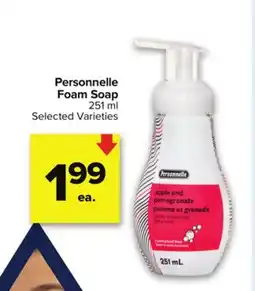 Metro PERSONNELLE FOAM SOAP offer