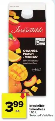 Metro IRRESISTIBLE SMOOTHIES offer