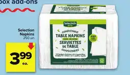 Metro SELECTION NAPKINS offer
