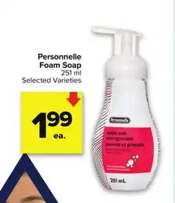 Metro PERSONNELLE FOAM SOAP offer