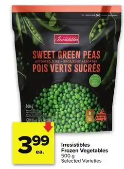 Metro IRRESISTIBLES FROZEN VEGETABLES offer