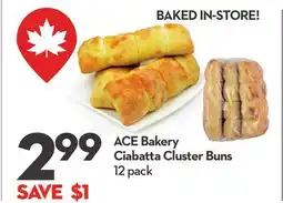 Longo's Ciabatta Cluster Buns offer