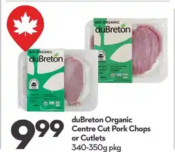 Longo's Organic Centre Cut Pork Chops or Cutlets offer