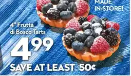 Longo's 4 Frutta di Bosco Tarts offer