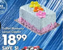 Longo's Dufflet Blueberry Lemon Cakelet offer