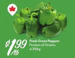 Longo's Fresh Green Peppers offer