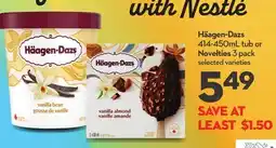 Longo's 414-450ml tub or Novelties 5 pack offer