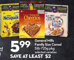 Longo's Family Size Cereal offer