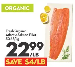 Longo's Fresh Organic Atlantic Salmon Fillet offer