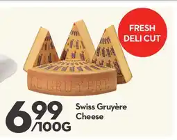 Longo's Swiss Gruyère Cheese offer