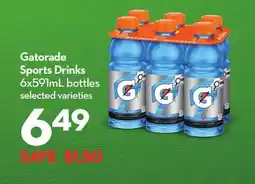 Longo's Sports Drinks offer