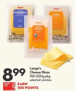 Longo's Cheese Slices offer