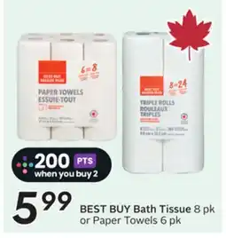 Sobeys BEST BUY Bath Tissue offer