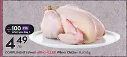 Sobeys COMPLIMENTS Fresh AIR-CHILLED Whole Chicken offer