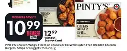 Sobeys Chicken Wings, Fillets or Chunks or EatWell Gluten Free Breaded Chicken Burgers, Strips or Nuggets offer
