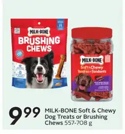 Sobeys MILK-BONE Soft & Chewy Dog Treats or Brushing Chews offer